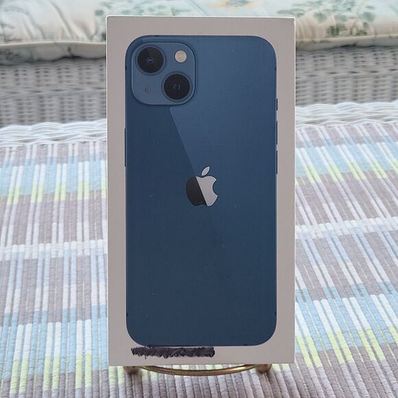 Authentic Replacement BOX ONLY For Apple iPhone 13 - Blue - 128GB - BOX ONLY - Picture 2 of 9